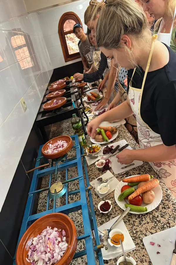 cours de cuisine Ait benhaddou Ouarzazate